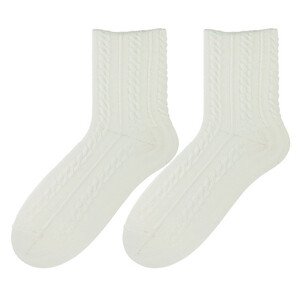 Ponožky Bratex DD-039 Ecru 36/38
