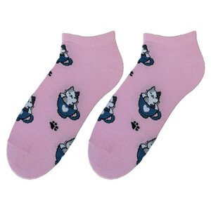 Ponožky Bratex POP-D-180 Pink 36/38
