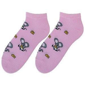 Ponožky Bratex POP-D-178 Pink 36/38