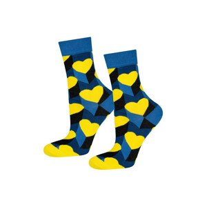 Ponožky SOXO FREE UKRAINE modrá a žlutá 35-40