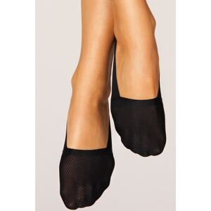 Černé dámské laserové ponožky ťapky SKB-0084K černá 36-41