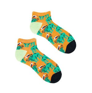 Yoclub Kotníkové vtipné bavlněné ponožky Vzory Barvy SKS-0086U-B200 Vícebarevné 35-38