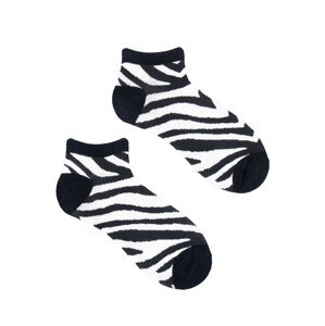Yoclub Kotníkové vtipné bavlněné ponožky Vzory Barvy SKS-0086U-B500 Černá 35-38