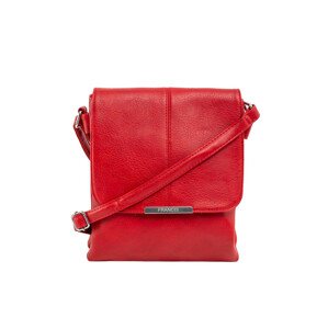 Dámská červená taška s klopou jedna velikost