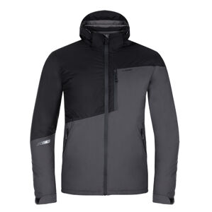 FOSBY pánská lyžařská bunda šedá | černá - Loap XL