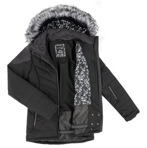 OKIRA dámská lyžařská bunda černá | šedá - Loap M