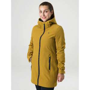 LECIKA dámský softshell kabát žlutá žíhaná | modrá - Loap XS