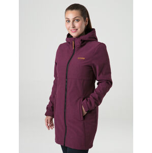 LECOVA dámský softshell kabát fialová žíhaná | černá - Loap XS