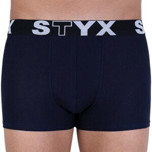 Pánské boxerky Styx sportovní guma tmavě modré (G963) L