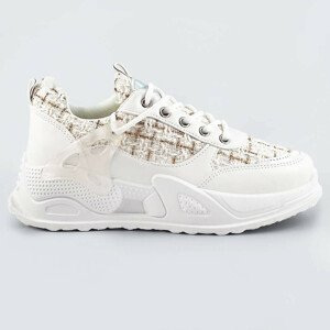 Bílé dámské sportovní boty (7003) Bílá XL (42)