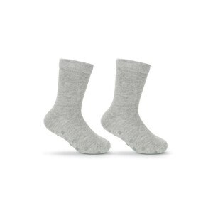 Hladké ponožky s ABS SK-25 Komplet = 6 párů směs barev 36-38