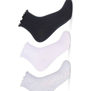Netlačící dámské ponožky SK-19 černá 36-41
