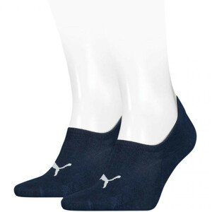 Unisex ponožky Footie 2Pack 907981 03 tmavě modrá - Puma  43-46