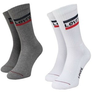 Ponožky Levi's Regular Cut 2PPK 37157-0151 39-42