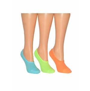 Dámské nízké ponožky Rebeka 10791 bambusové orange-fluo Univerzální