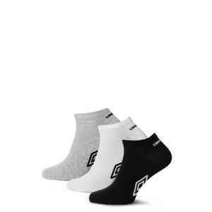 Pánské ponožky Umbro UMSM 0290S Trainer A'3 bílá 43-46