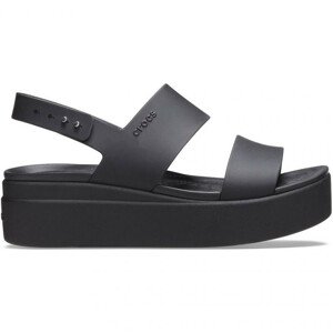 Dámská obuv sandály Brooklyn Low Wedge 206453 - Crocs 41/42 černá