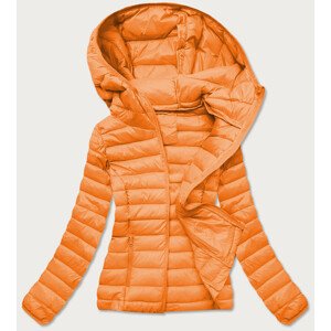 Oranžová prošívaná dámská bunda (20313) oranžová XL (42)