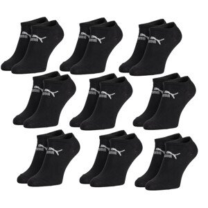 Puma 9Pack Ponožky Basic Sneaker Black 39/42