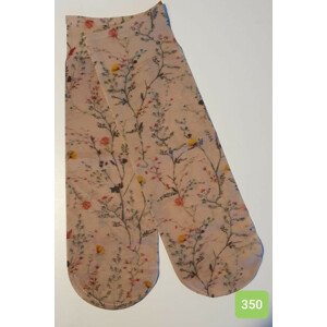 Dámské vzorované ponožky 350 béžová UNI
