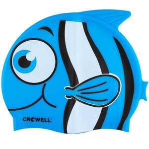 Crowell Nemo-Jr-modrá silikonová plavecká čepice NEPLATÍ