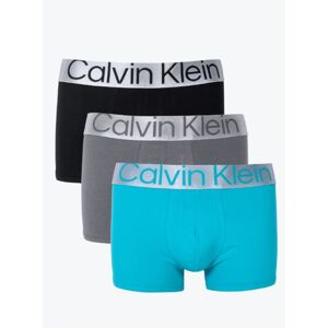 Pánské boxerky 3pk - 000NB3130A 13C - mix barev - Calvin Klein XL směs barev