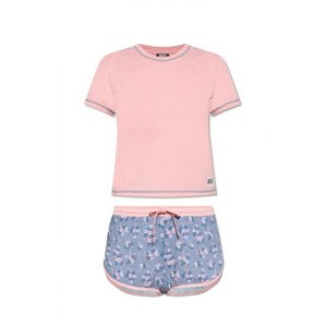 Dámské pyžamo A05135-0EGAY-E5910 - růžová - Diesel S růžová