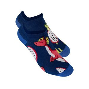 Vzorované ponožky FUNKY černá 30-34