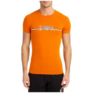 Pánské triko krátký rukáv - 111035 2R523 00163 - Emporio Armani XL oranžová