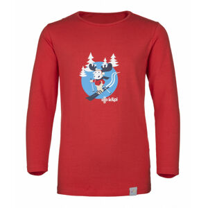 Dětské bavlněné tričko Lero-j červená - Kilpi 134