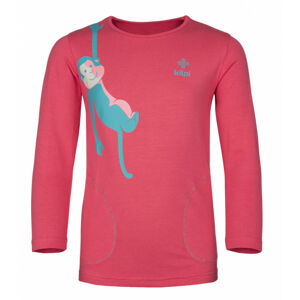 Dětské bavlněné tričko Simba-jg růžová - Kilpi 110