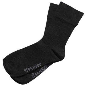 Ponožky Gino bambusové bezešvé černé (82003) M