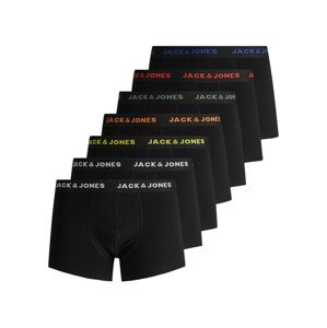 7PACK pánské boxerky Jack and Jones černé (12165587) XL