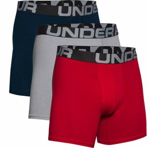 Pánské boxerky UA Charged Cotton 6in 3 Pack SS22, XL - Under Armour