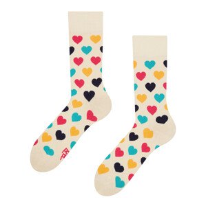 Veselé ponožky Dedoles Barevná srdíčka (GMRS191) M