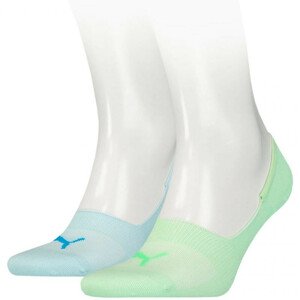 Unisex ponožky Footie 906245 52 zeleno-modrá - Puma  35-38