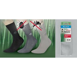 Ponožky Mosquito Stop popelavě šedá 39-42
