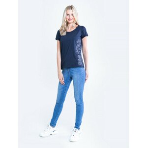 Big Star T-shirt_ss T-shirt 152071 Blue Knitted-403 XL