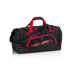 Sportovní tašky AQUA SPEED 141 Černá/červená 55 cm x 26 cm x 30 cm
