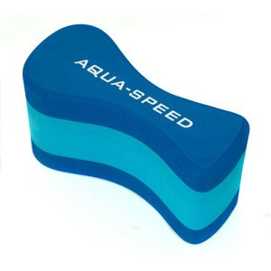 AQUA SPEED Plavecké desky Ósemka "3" Blue/Light Blue 23 cm x 10 cm x 12,5 cm