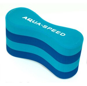 AQUA SPEED Plavecké desky Ósemka "4" Blue/Light Blue 23,5 cm x 8/8,5 cm x 13 cm