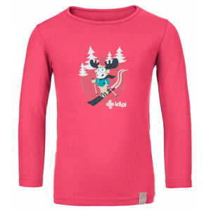 Dětské bavlněné tričko Lero-j růžová - Kilpi 110