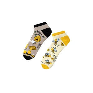 Ponožky Spox Sox Včely a med 36-46 vícebarevné 40-43