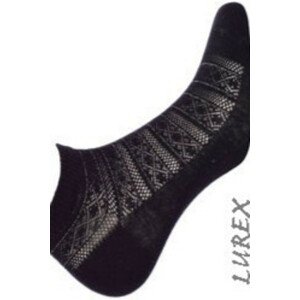 Ažurové dámské ponožky s lurexem BLACKSILV 39/41