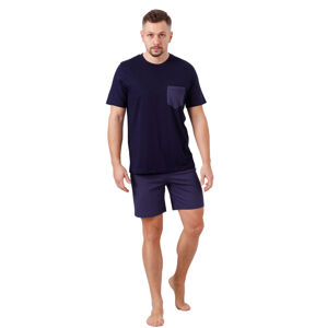 Pánské pyžamo FELIPPO 1066 - M-Max M tmavě modrá