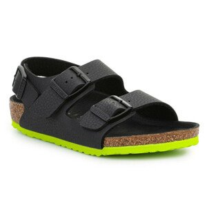 Birkenstock Milano Kinder sandály 1022129 Desert Soil Black Lime EU 30