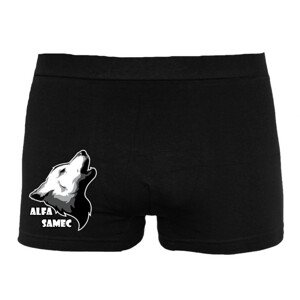 Pánské boxerky Nedeto černé (P01582) XL