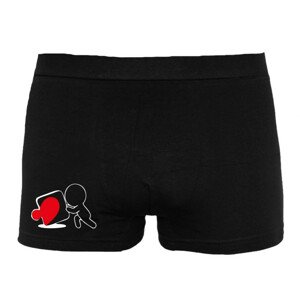 Pánské boxerky Nedeto černé (P01057) XL