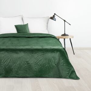 Eurofirany Přehoz na postel 405324 Tmavě zelená