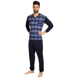 Pánské pyžamo Foltýn modré (FPD9) XXL